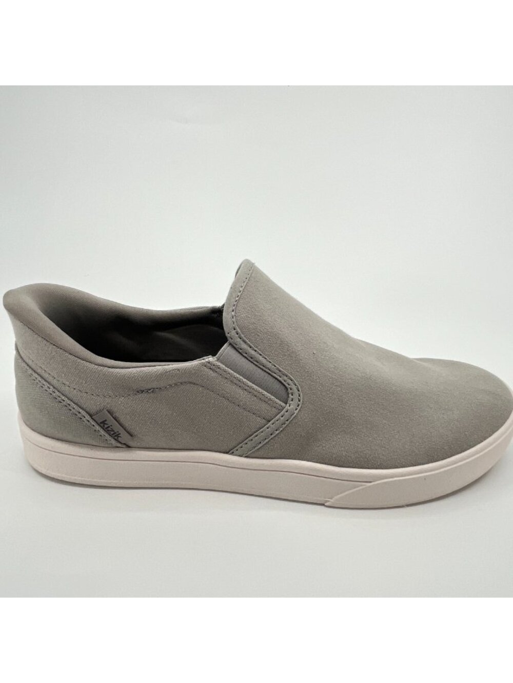 Kizik Venice Mens Size 10.5 Gray Athletic Slip On Hands Free Shoes Sneakers
